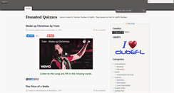 Desktop Screenshot of donatedquizzes.clubefl.gr